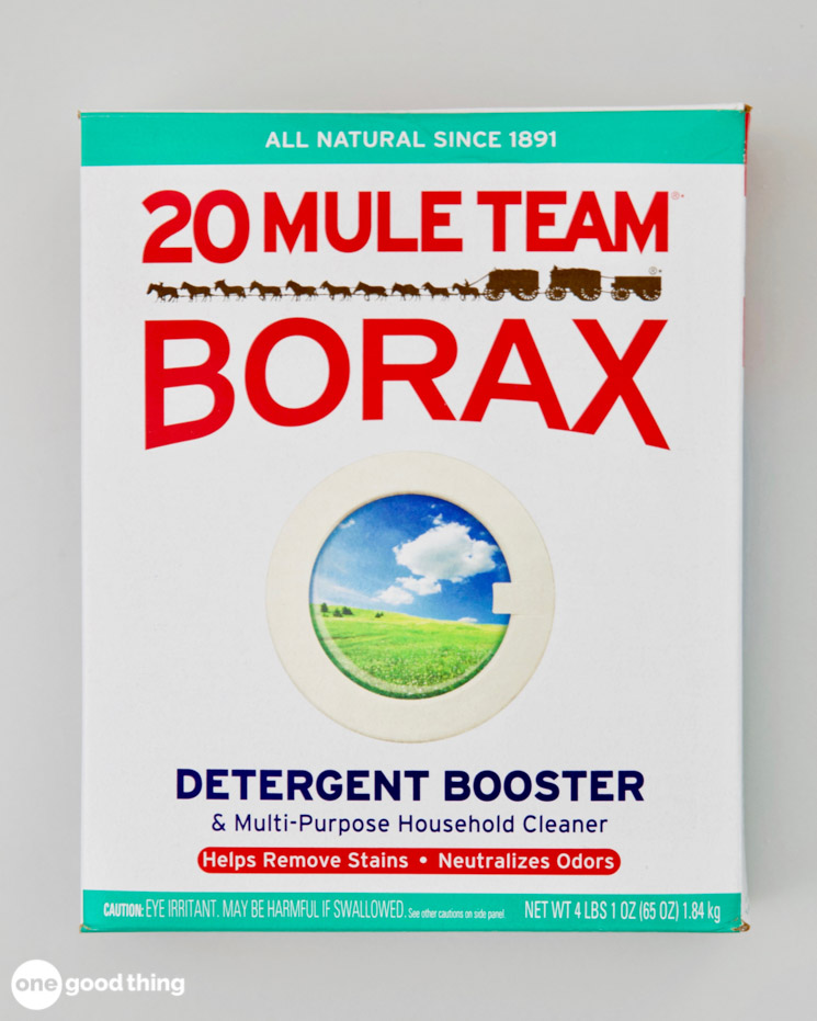 Borax Uses 20 Mule Team Borax is the kind you'll most often find in the grocery store.