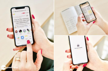 images showing various iPhone notes app features