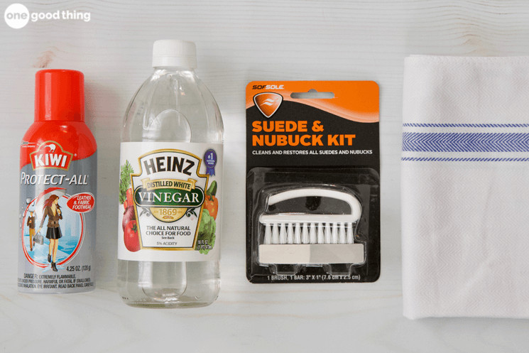 How To Clean Suede Shoes In 6 Easy Steps To clean suede shoes, you'll need a suede brush and suede eraser, some suede protector for when you're done, and possibly a towel and some vinegar.